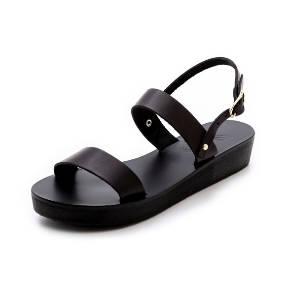 Ancient Greek Clio Platform Sandals - Picture 1 of 8